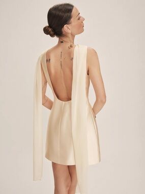 backless reformation dress Vivien Knit Dress